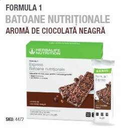 Herbalife Formula1 Batoane Nutritionale - aroma ciocolata neagra